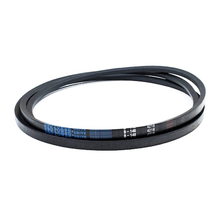 D&D B148 Classical V-Belt, 151 in Outside Length, 21/32 in Top Width, 1 Ribs B148